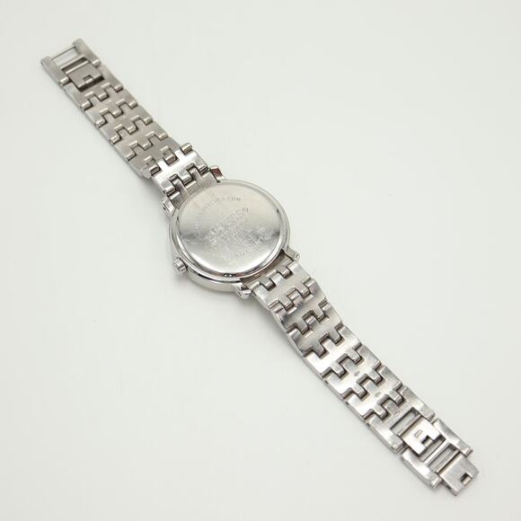 Guess Silver Tone Glitter Butterfly 36mm Watch Steel Bracelet with New Battery - Picture 14 of 15